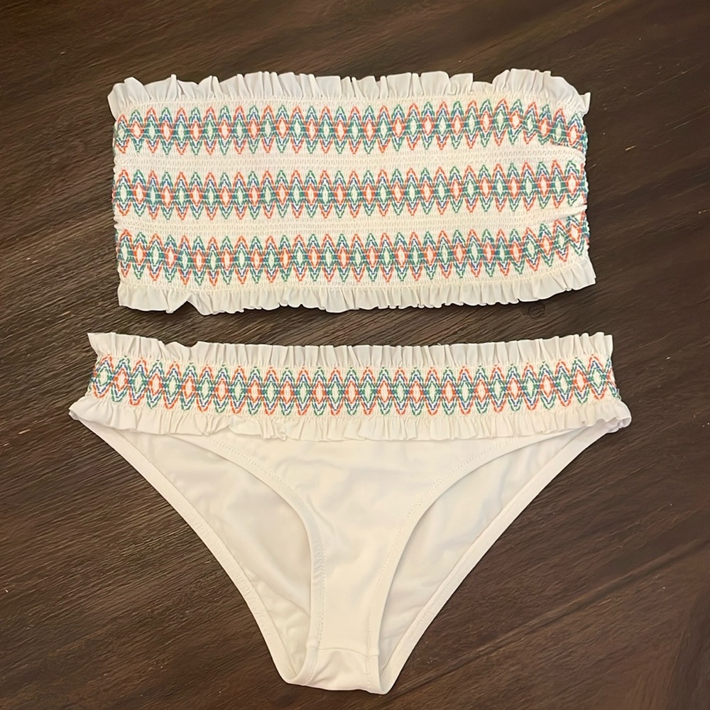 Tory Burch bandeau swimsuit